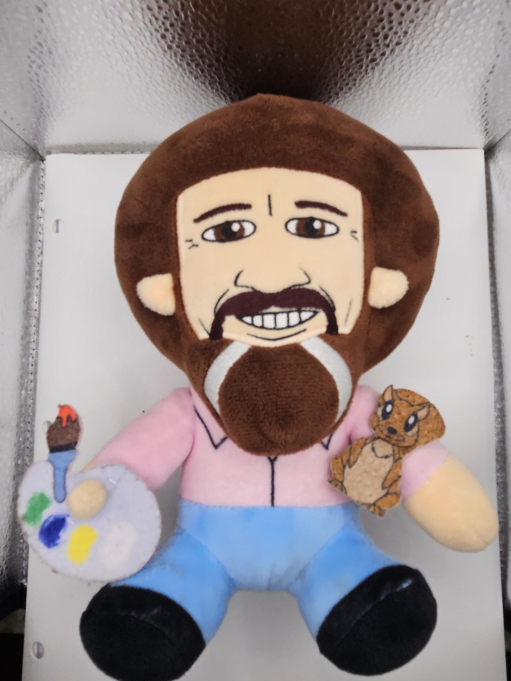 Plush Bob Ross Happy Little Trees Artist Plush Nostalgia Kidrobot
